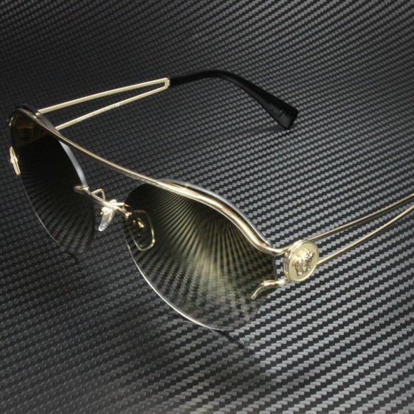 Versace Women\'s Gold Sunglasses! NEW! main image 5